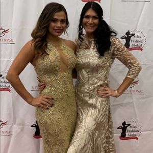 Nude Sparkle formal/ pageant dress